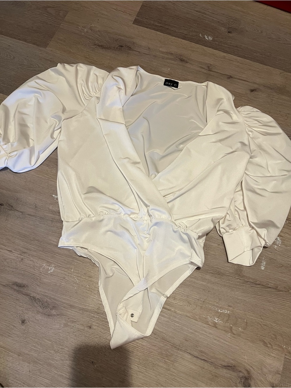 Medium white bodysuit